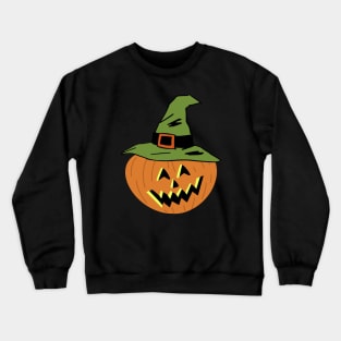 Halloween Pumpkin Crewneck Sweatshirt